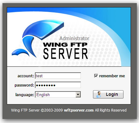 Wing FTP Server 8.1.2